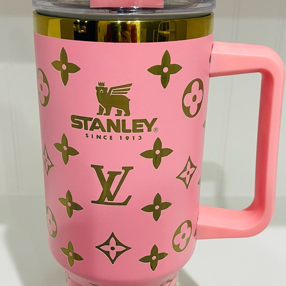 Louis Vuitton Pink Stanley Tumbler